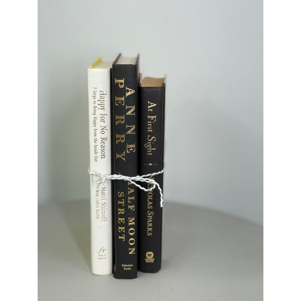 Vintage ombré effect light  blue Decorative Book collection